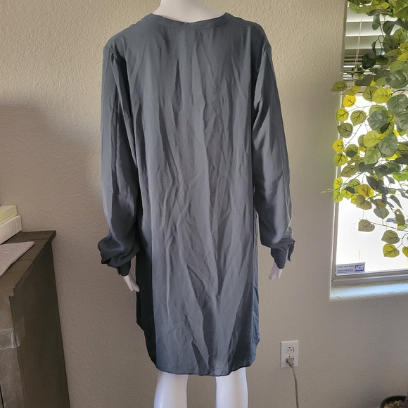 H & M Sheer Shirt Dress - Picture 7 of 9